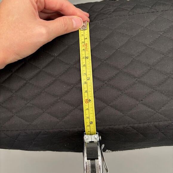 Denver Broncos Black Custom Rhinestone Logo Quilted Tote Bag Purse - Picture 8 of 13